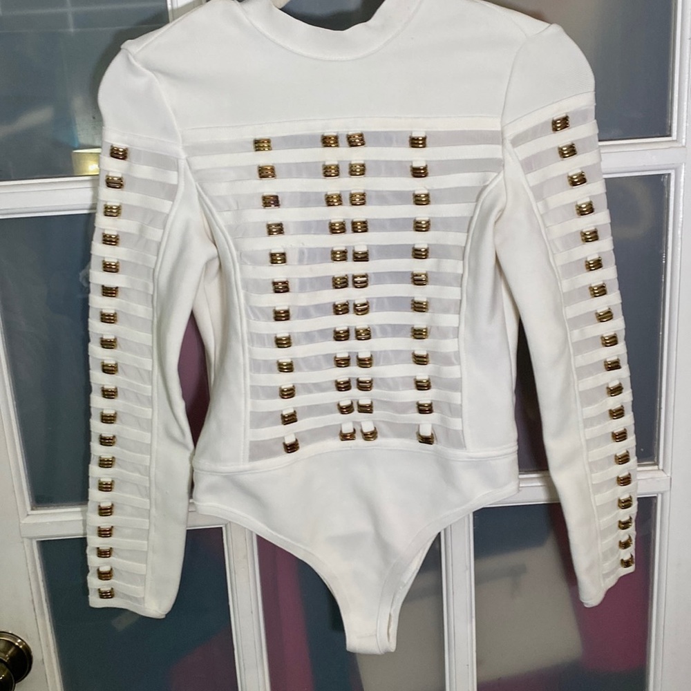 Cream bodysuit